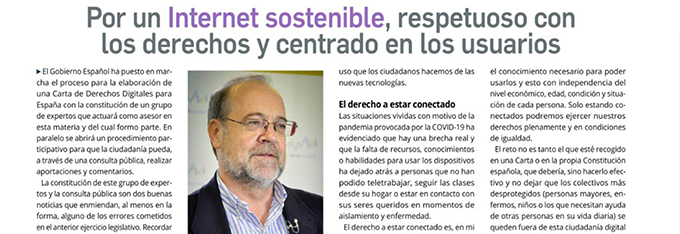 Por un Internet sostenible, respetuoso con los derechos y centrado en los usuarios